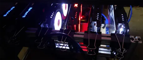 Mining Rig Pic 2 Another picture of my mining rig in 2017 / 2018 showing 6 RX 5xx cards.