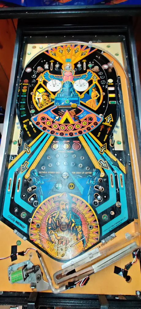Black pyramid pinball restore / protector removal Black pyramid pinball restore / protector removal